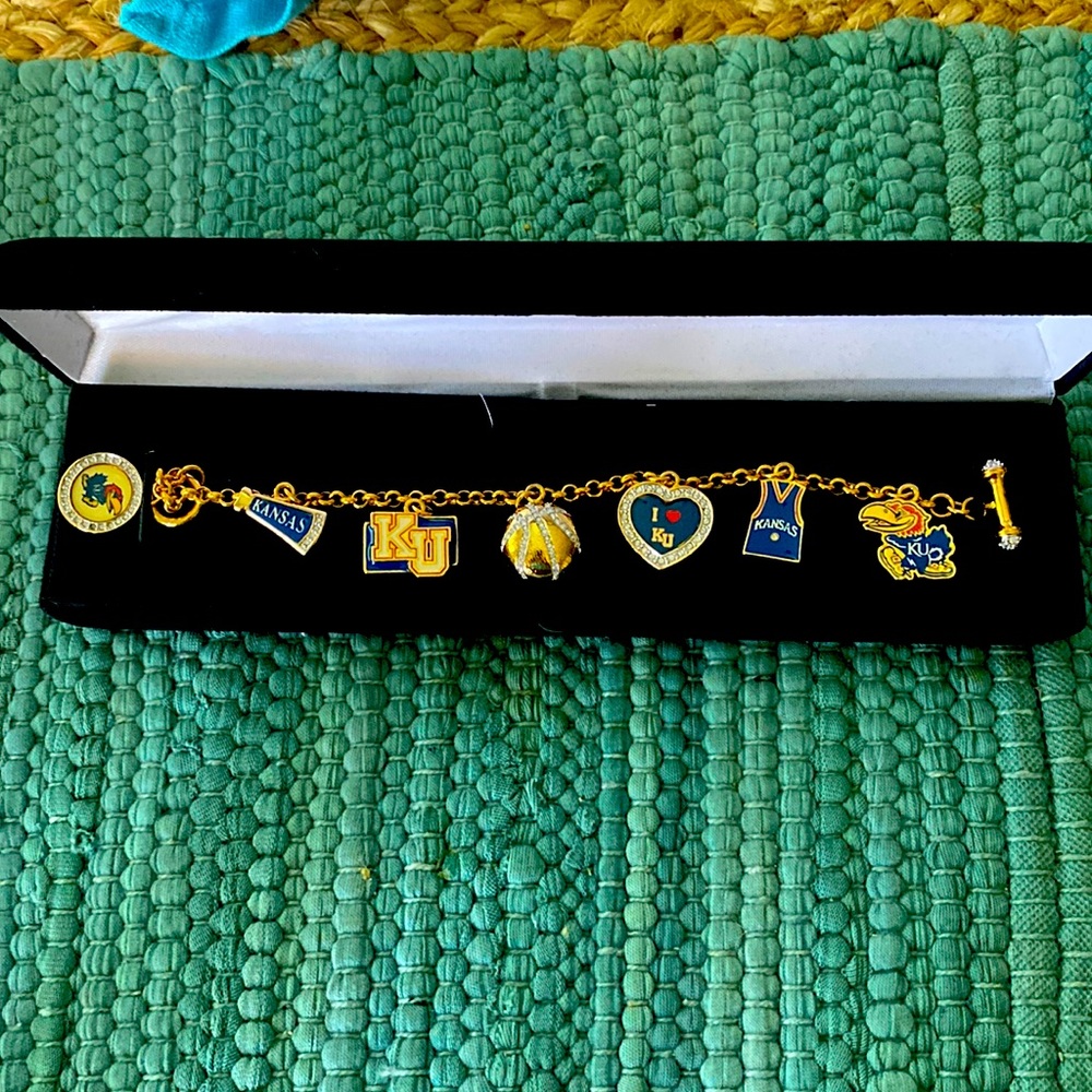 Collectors Kansas University basketball bracelet new.